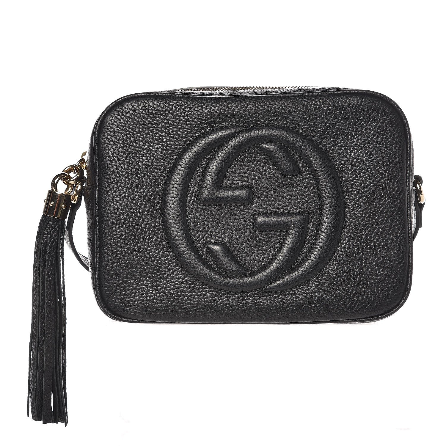 Gucci Pebbled Calfskin Small Soho Disco Bag Black 1 of 8