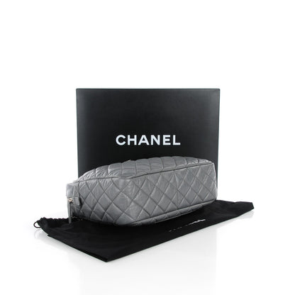 Chanel Aged Calfskin Quilted Large Reissue Camera Case Grey 4 of 8