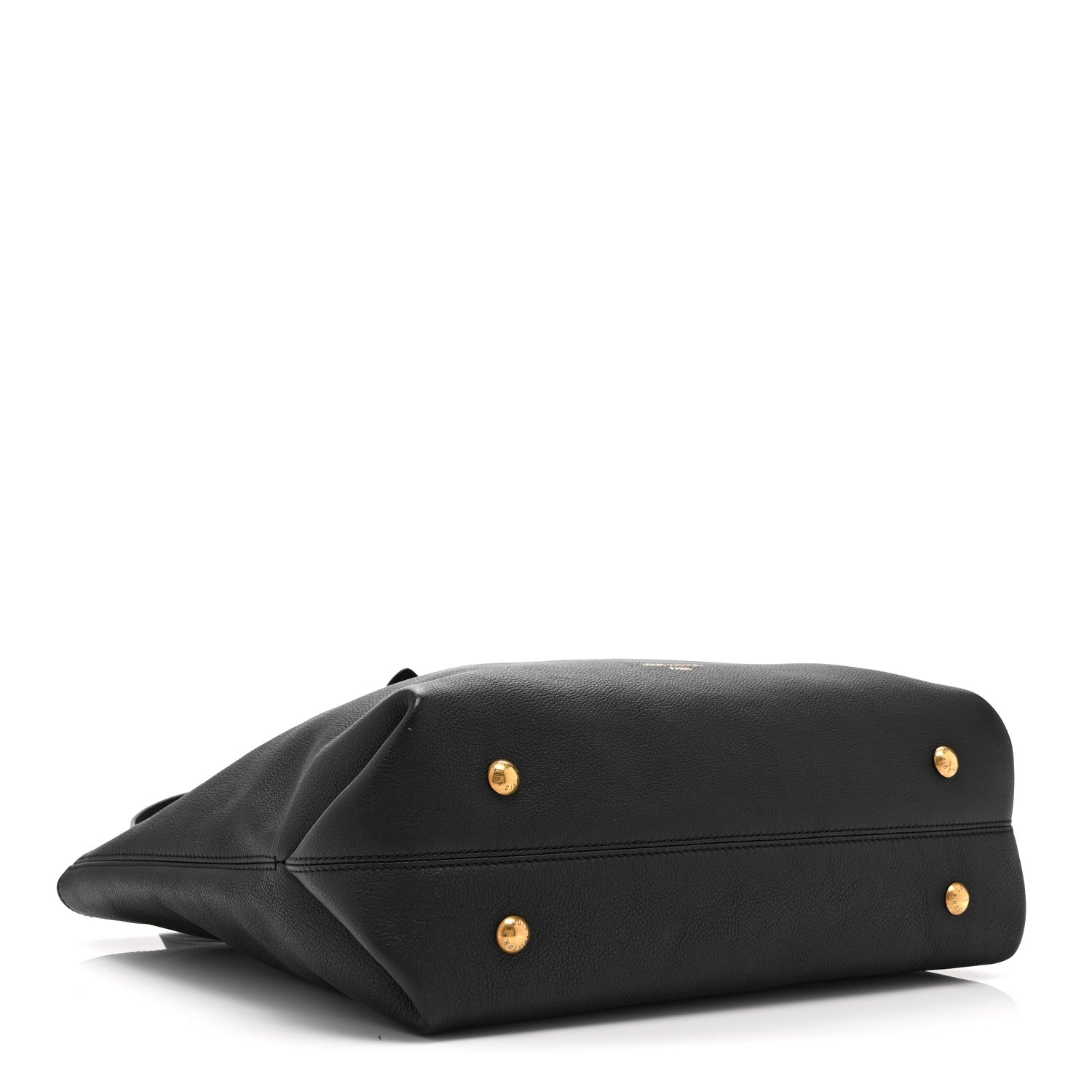 Louis Vuitton Grained Calfskin Low Key Cabas MM Black 5 of 10