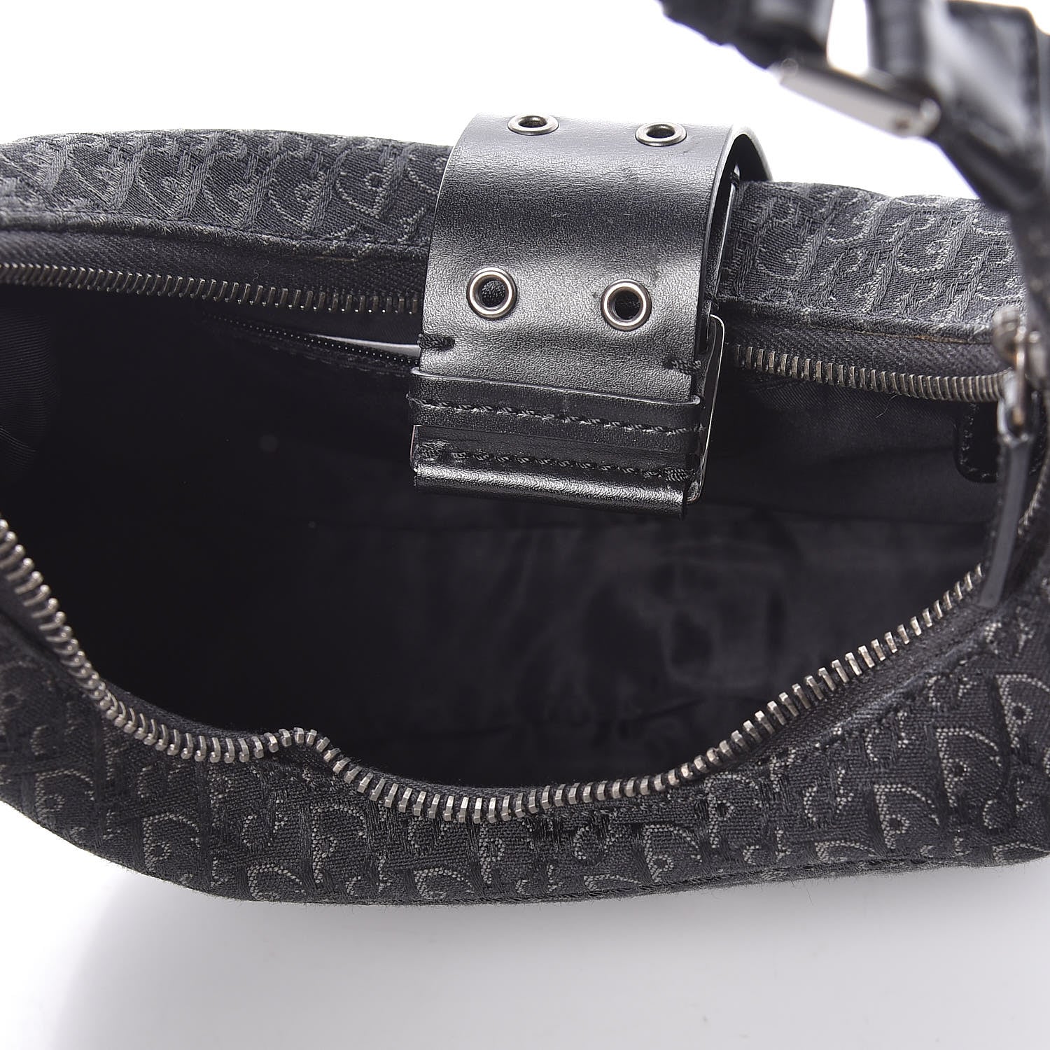Christian Dior Monogram Street Chic Hobo Black 7 of 9