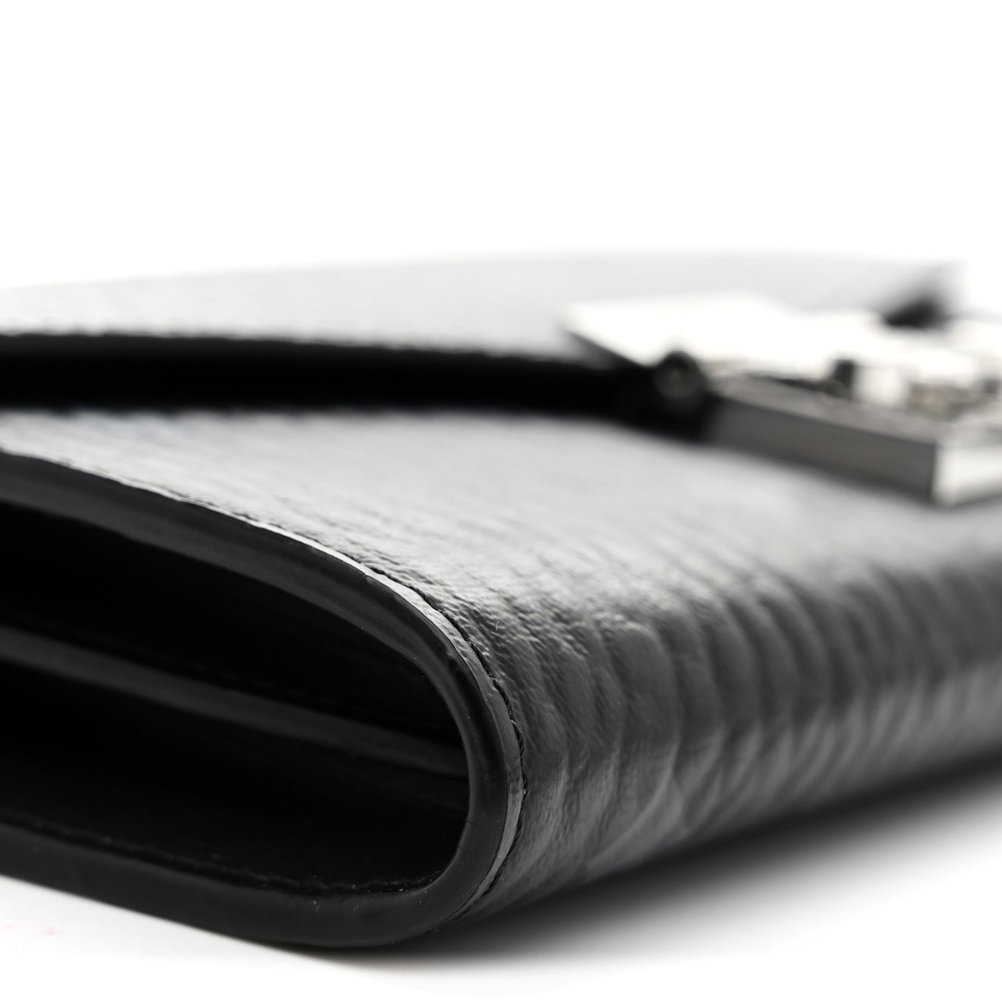 Visetos Large Patricia Wallet On Chain Black