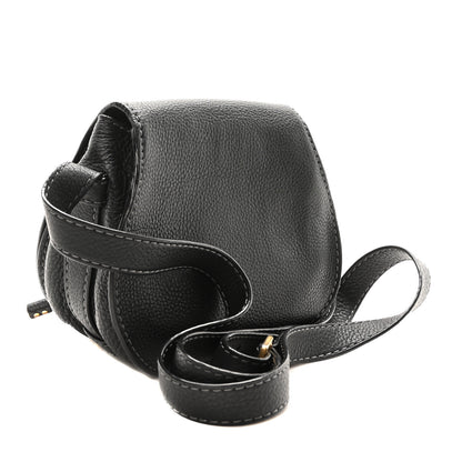 Chloe Calfskin Small Marcie Saddle Bag Black 3 of 9