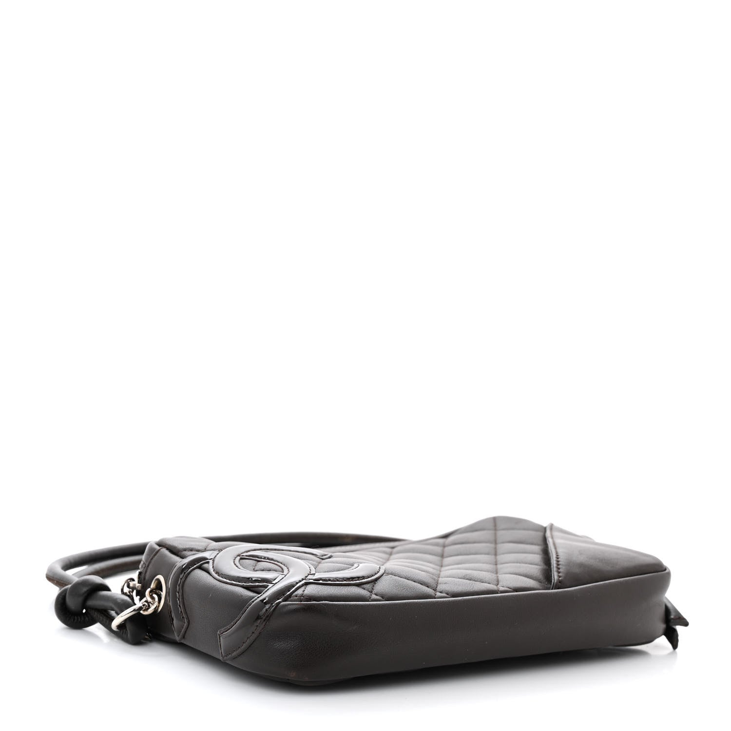 Chanel Calfskin Quilted Cambon Pochette Brown 4 of 11