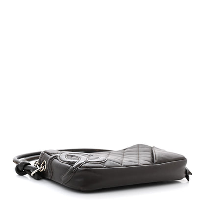 Chanel Calfskin Quilted Cambon Pochette Brown 4 of 11