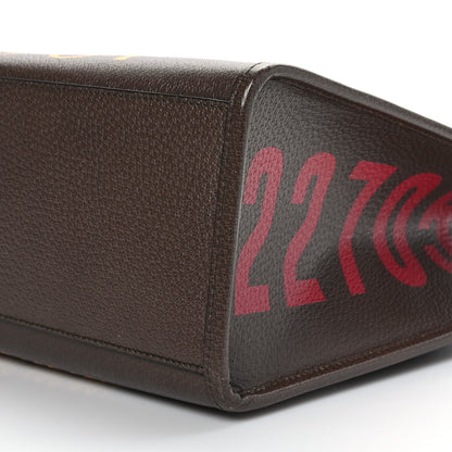 Gucci Textured Dollar Calfskin Gucci 100 Small Tote Bag New Acero Multicolor 8 of 8