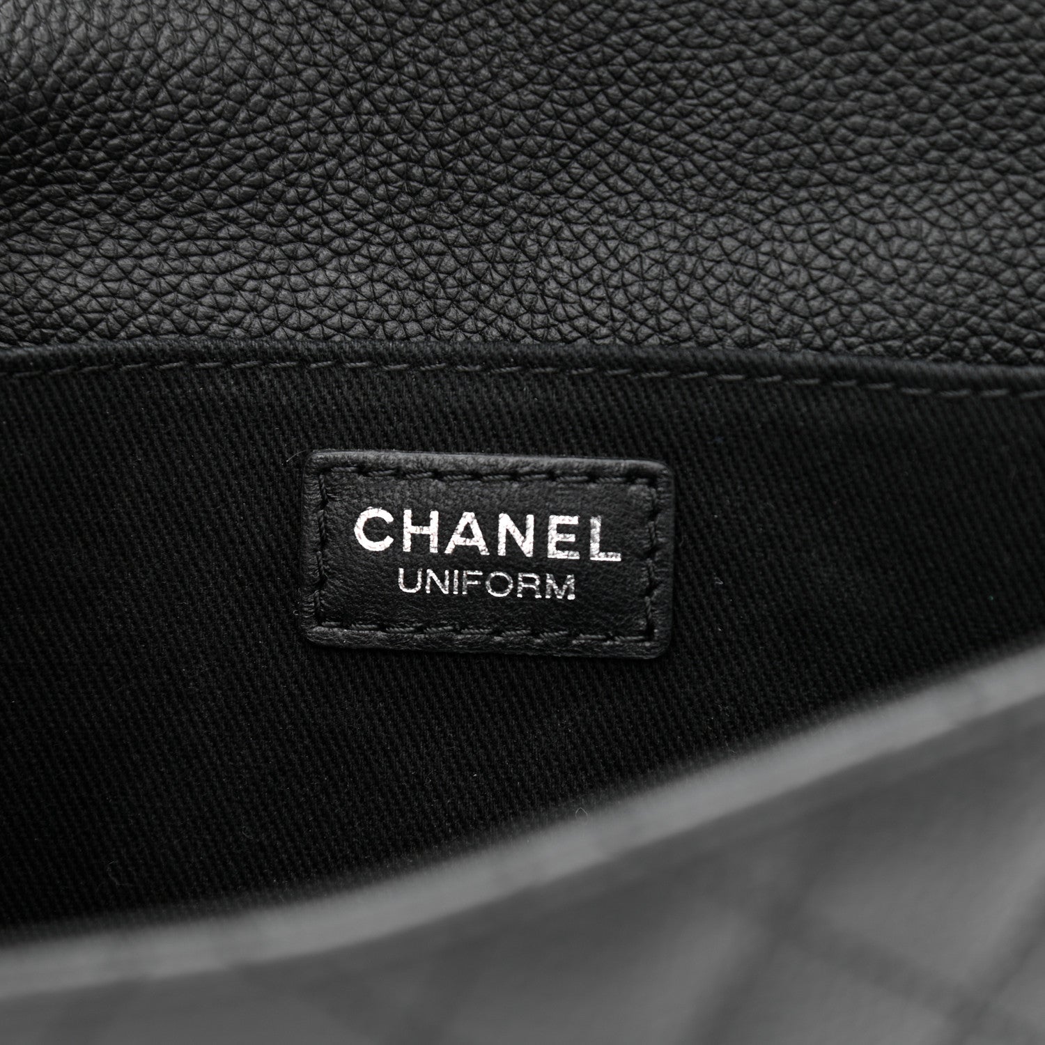 Chanel Grained Calfskin Quilted 2.55 Reissue Flap Belt Bag Clutch Black 6 of 10
