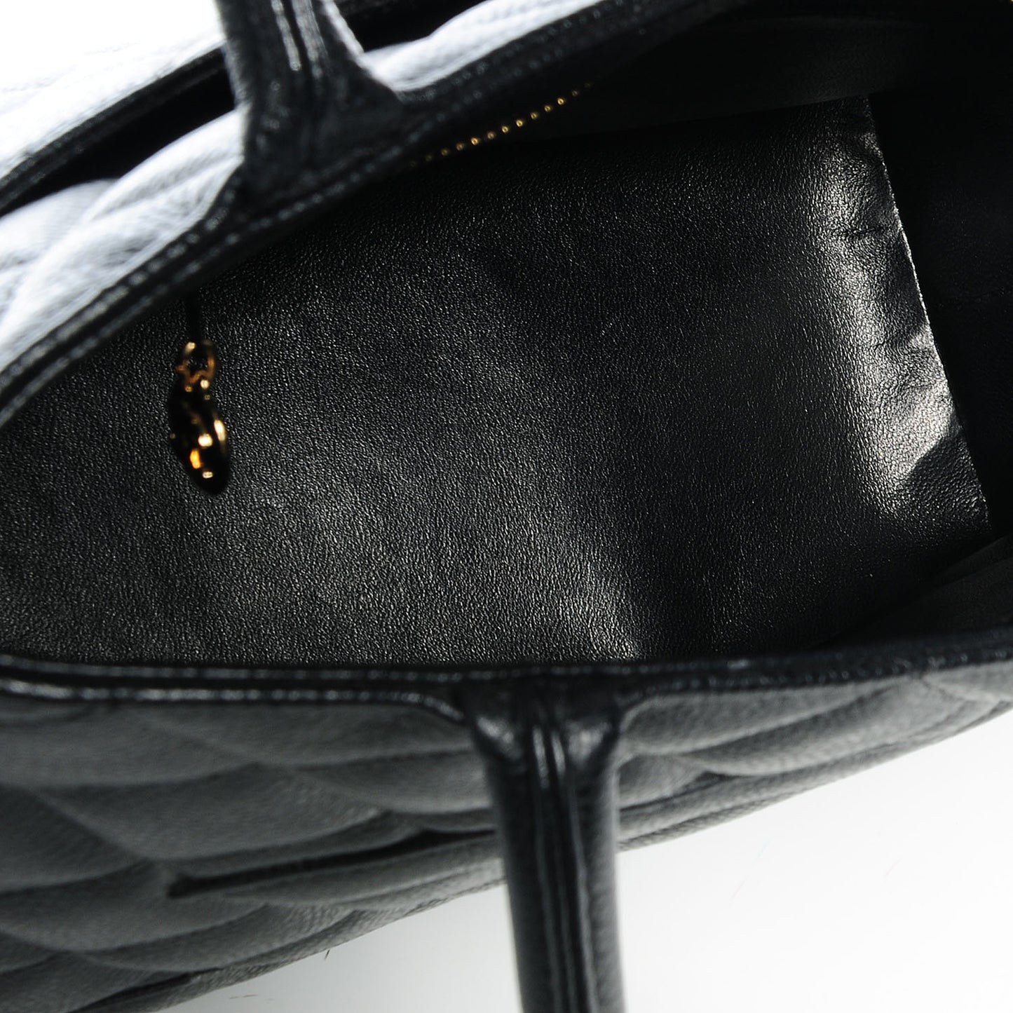 Caviar Medallion Tote Black