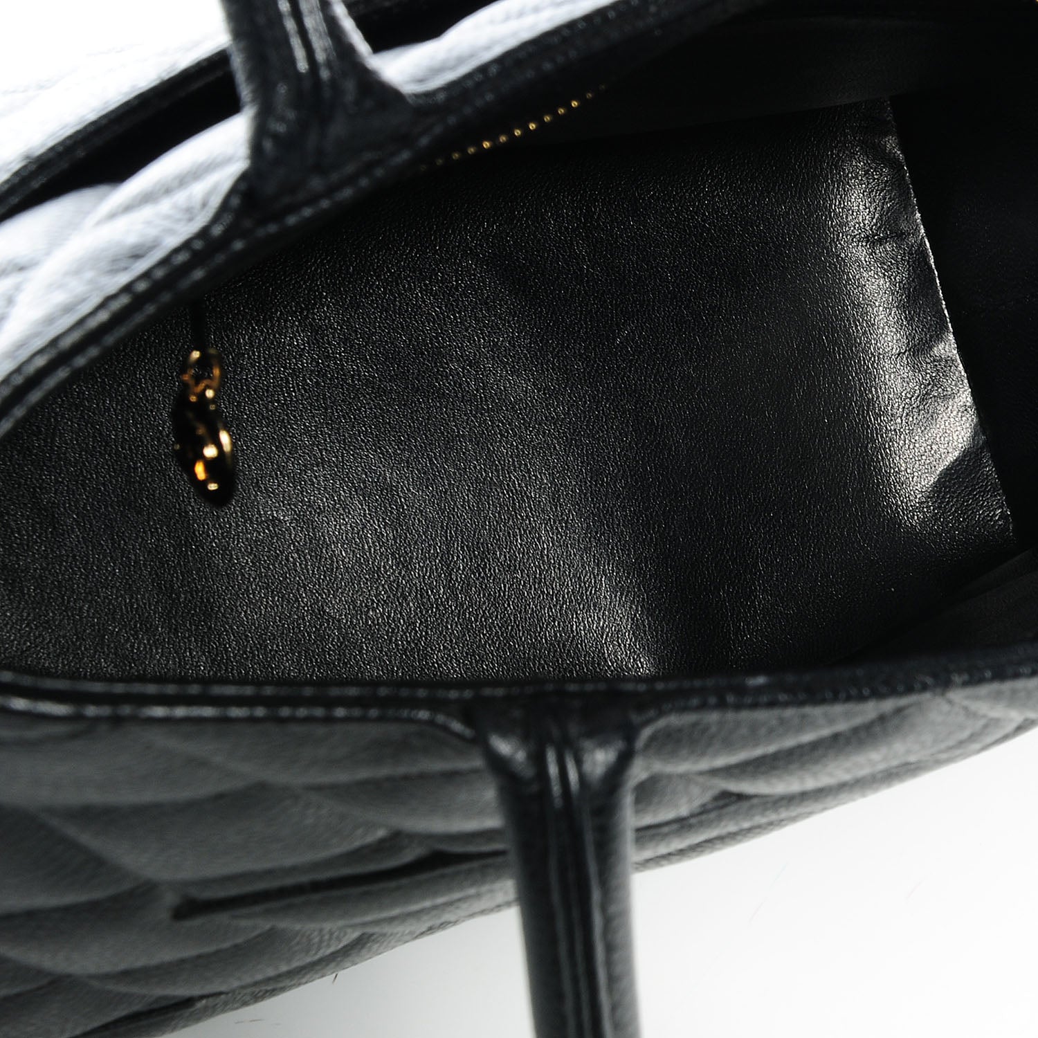 Chanel Caviar Medallion Tote Black 5 of 7