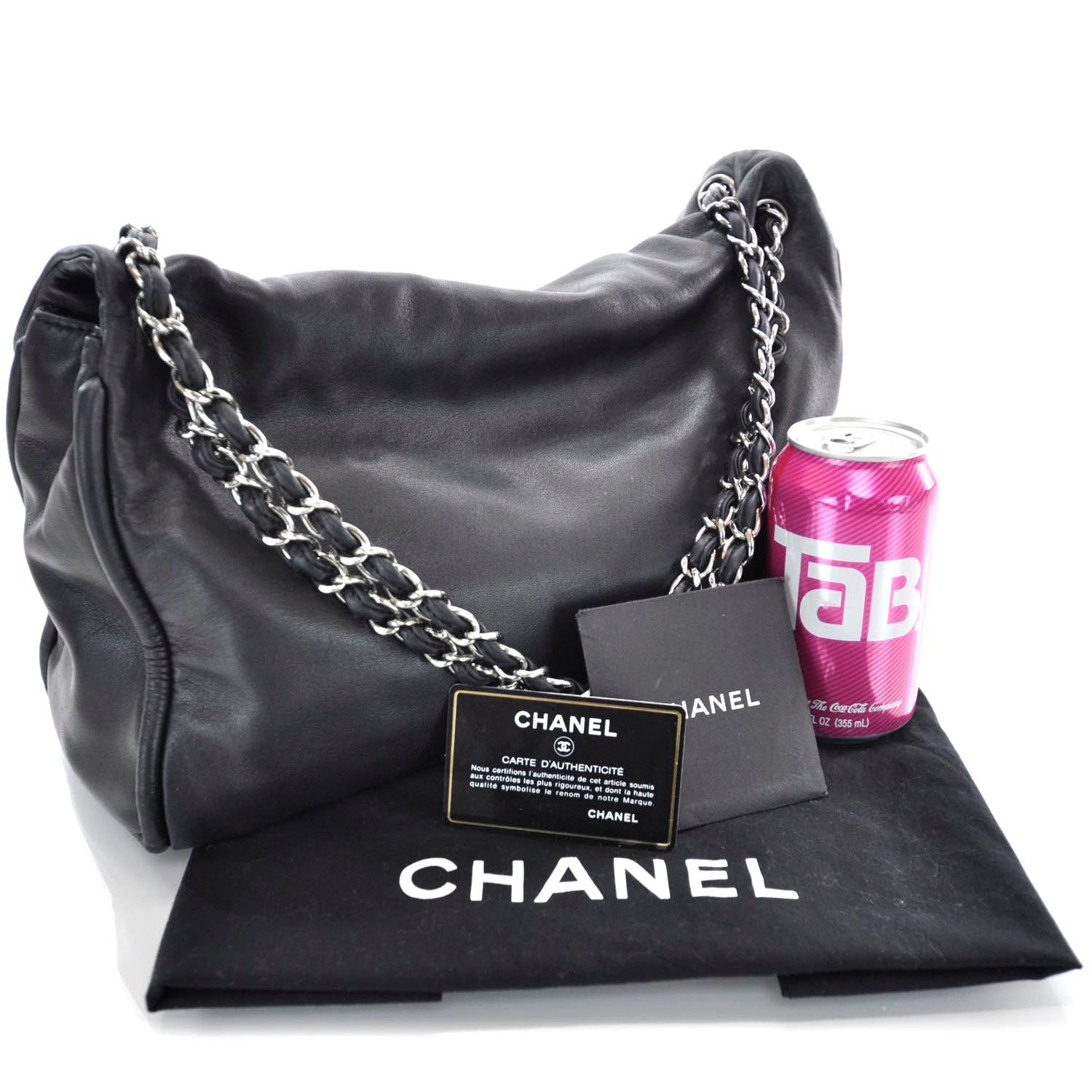 Chanel Lambskin Double Mademoiselle Jumbo Flap Black 3 of 11