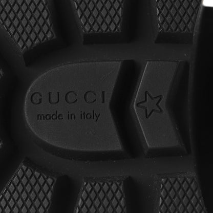 Gucci Calfskin Crystal GG Trip Chelsea Ankle Boots 37 Black 8 of 10