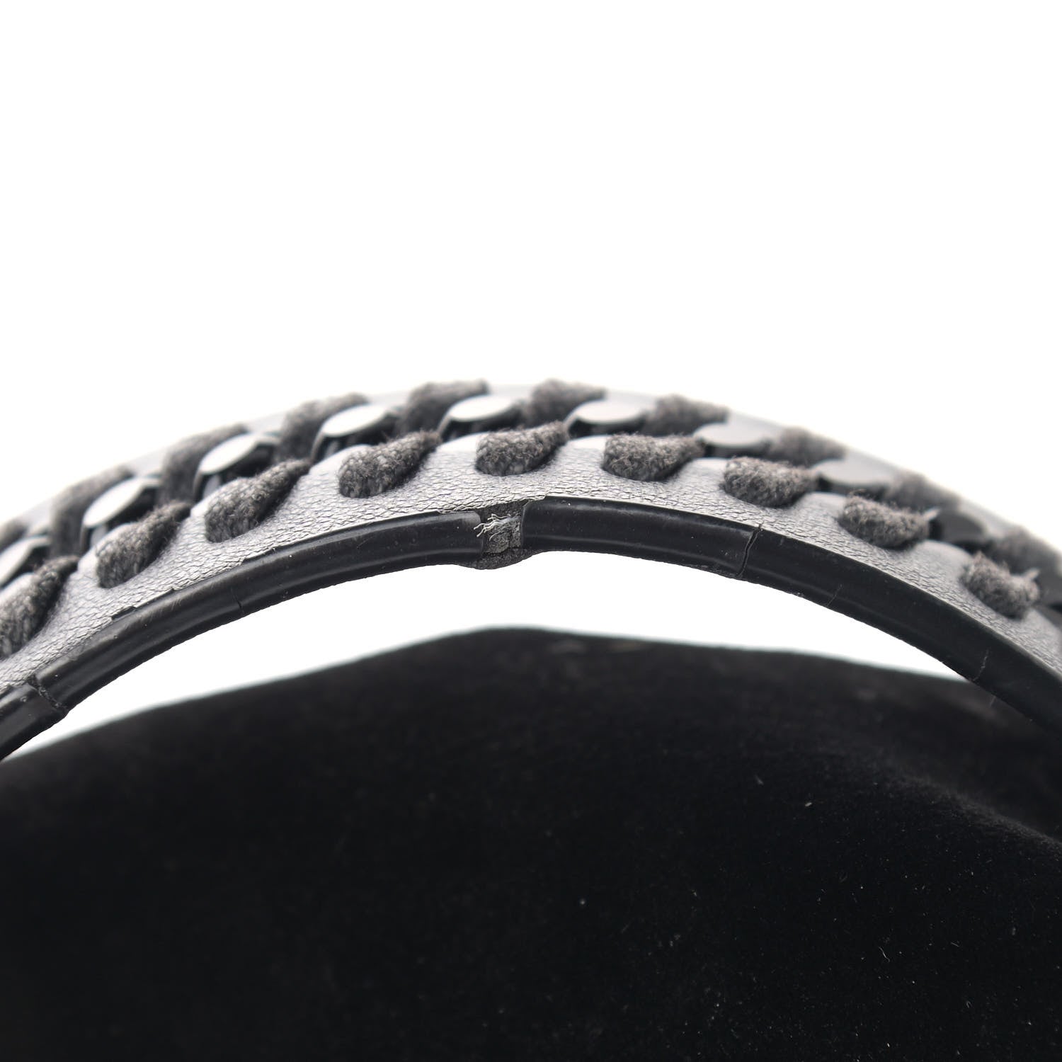 Stella McCartney Velvet Mini Falabella GO Backpack Black 9 of 10