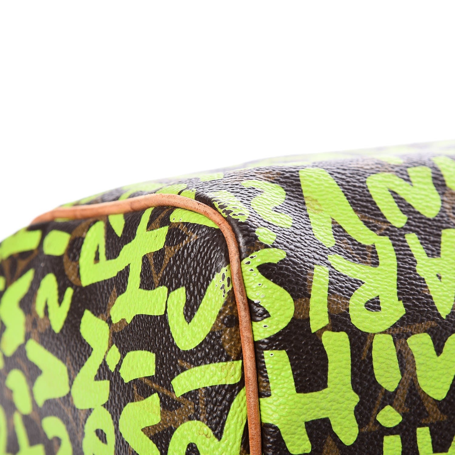 Louis Vuitton Monogram Graffiti Speedy 30 Green 10 of 13