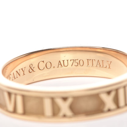 Tiffany 18K Yellow Gold Atlas Ring 49 5 5 of 6