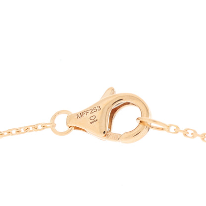 Cartier 18K Pink Yellow White Gold Diamond Trinity Pendant Necklace 5 of 5