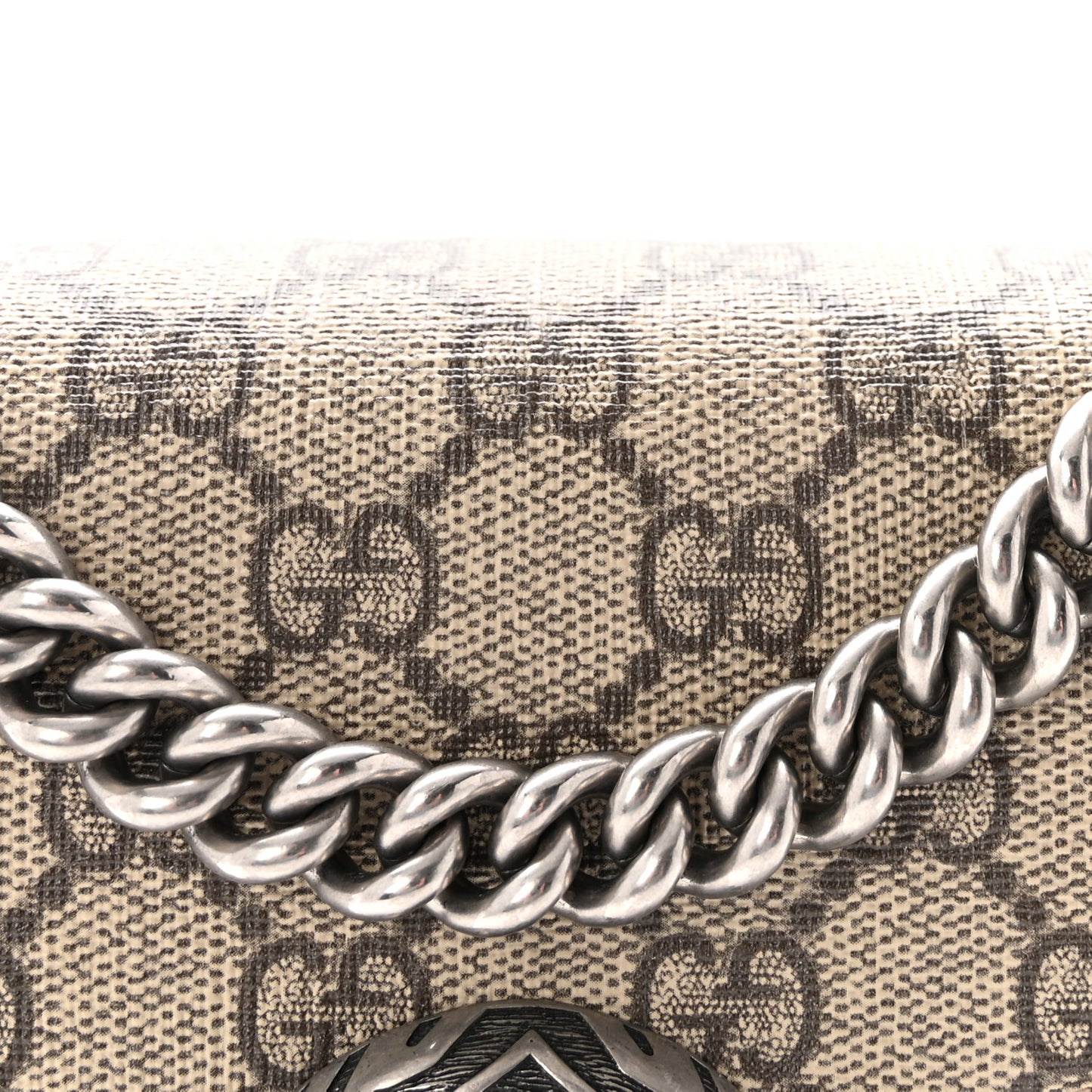 GG Supreme Monogram Mini Dionysus Shoulder Bag Taupe