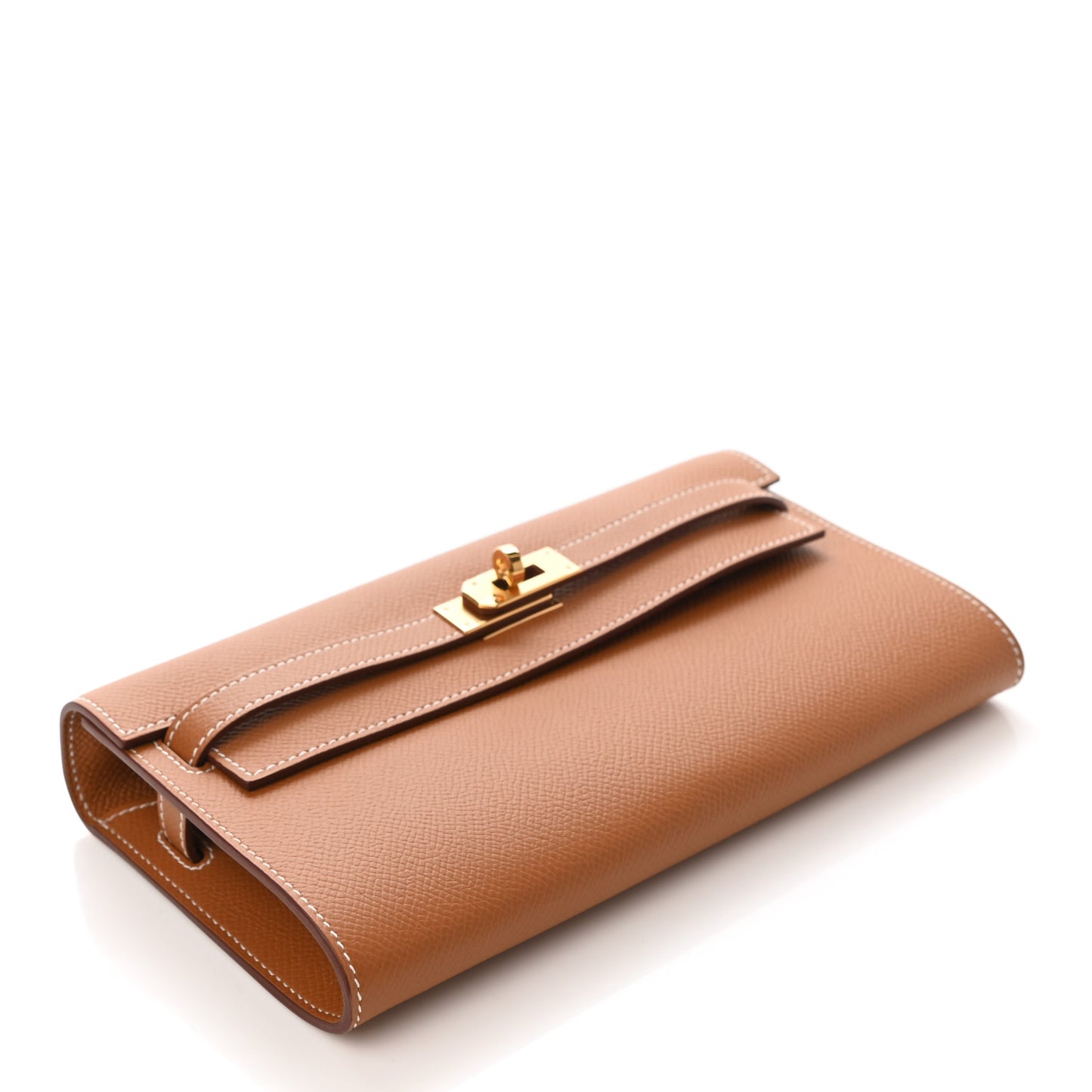 Epsom Kelly Wallet To Go Gold