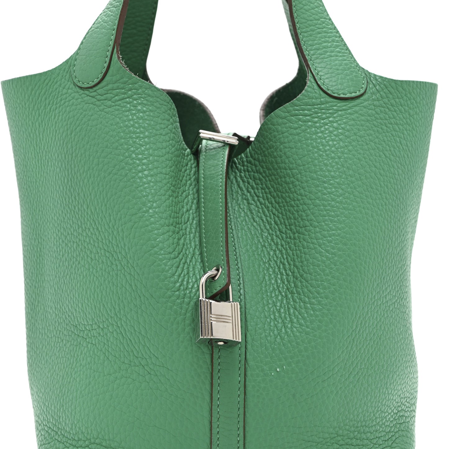 Taurillon Clemence Picotin Lock 22 MM Menthe