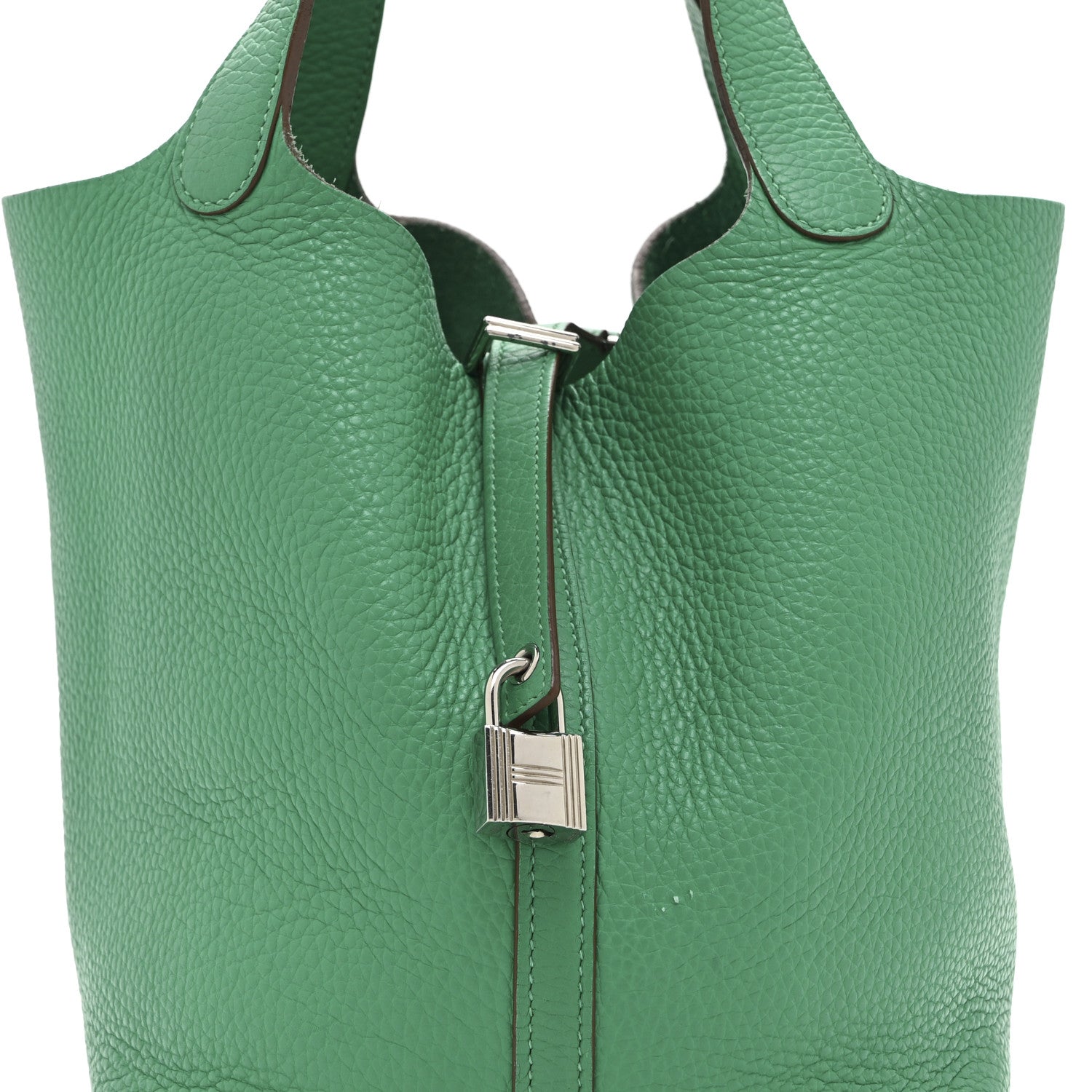 Hermes Taurillon Clemence Picotin Lock 22 MM Menthe 8 of 11
