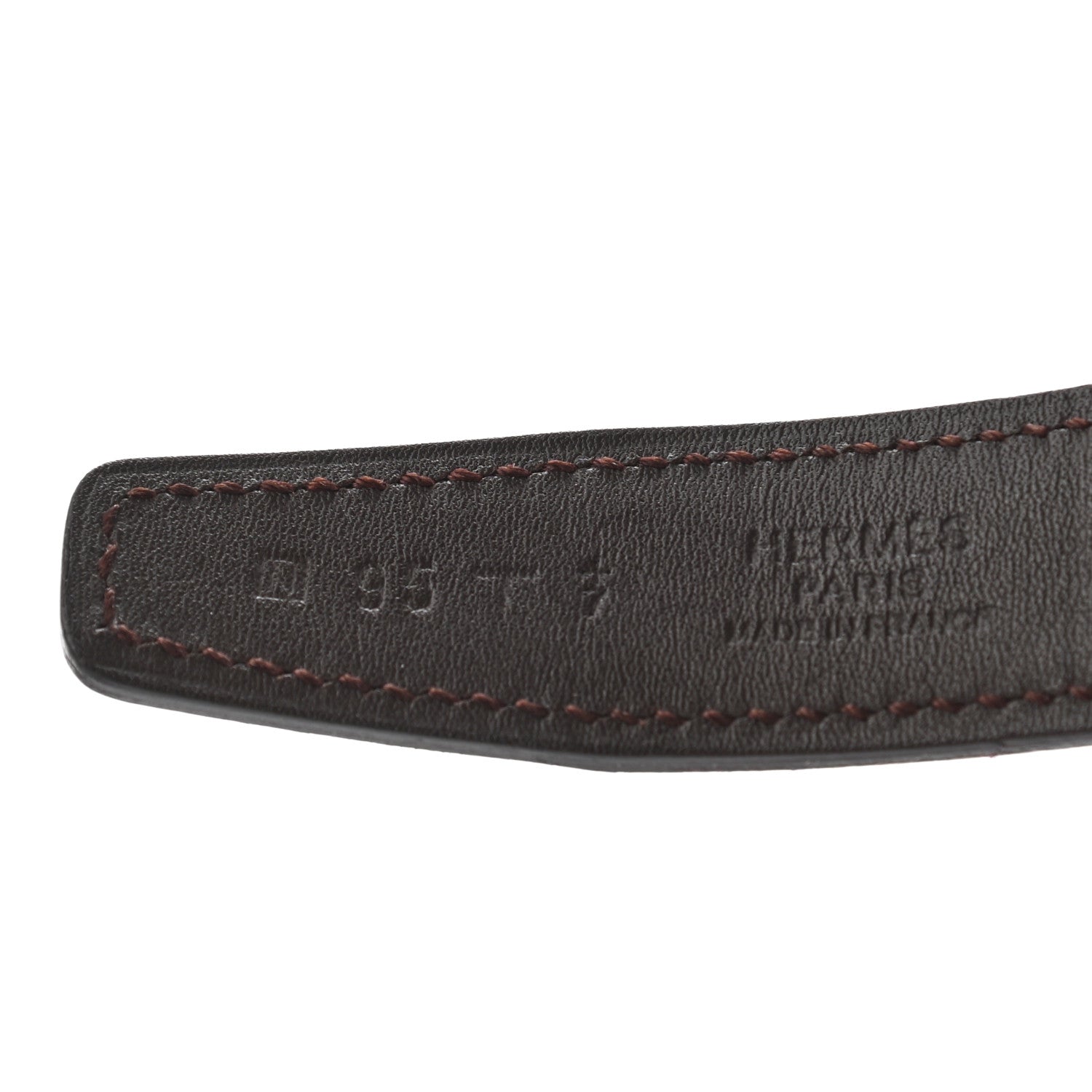 Hermes Swift 24mm Constance H Belt 95 Rubis Chocolate 7 of 12