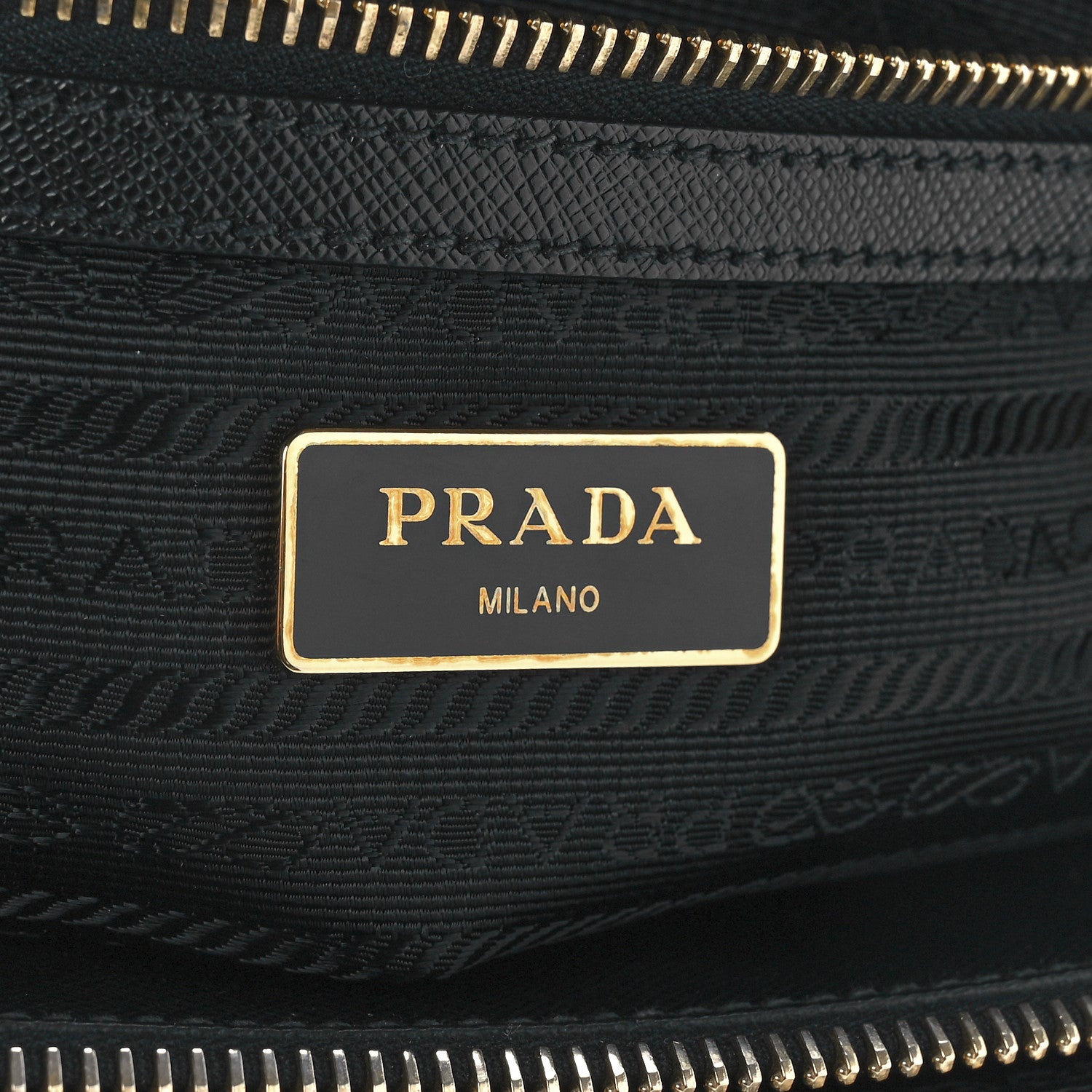 Prada Saffiano Small Galleria Double Zip Tote Black 5 of 12