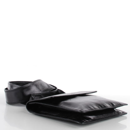 Chanel Lambskin Shoulder Flap Bag Black 4 of 8