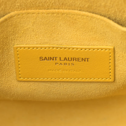 Saint Laurent Grained Calfskin Baby Sac De Jour Yellow 8 of 14