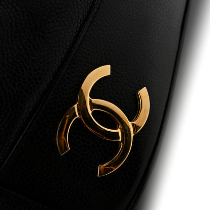 Chanel Caviar Triple CC Backpack Black 16 of 17