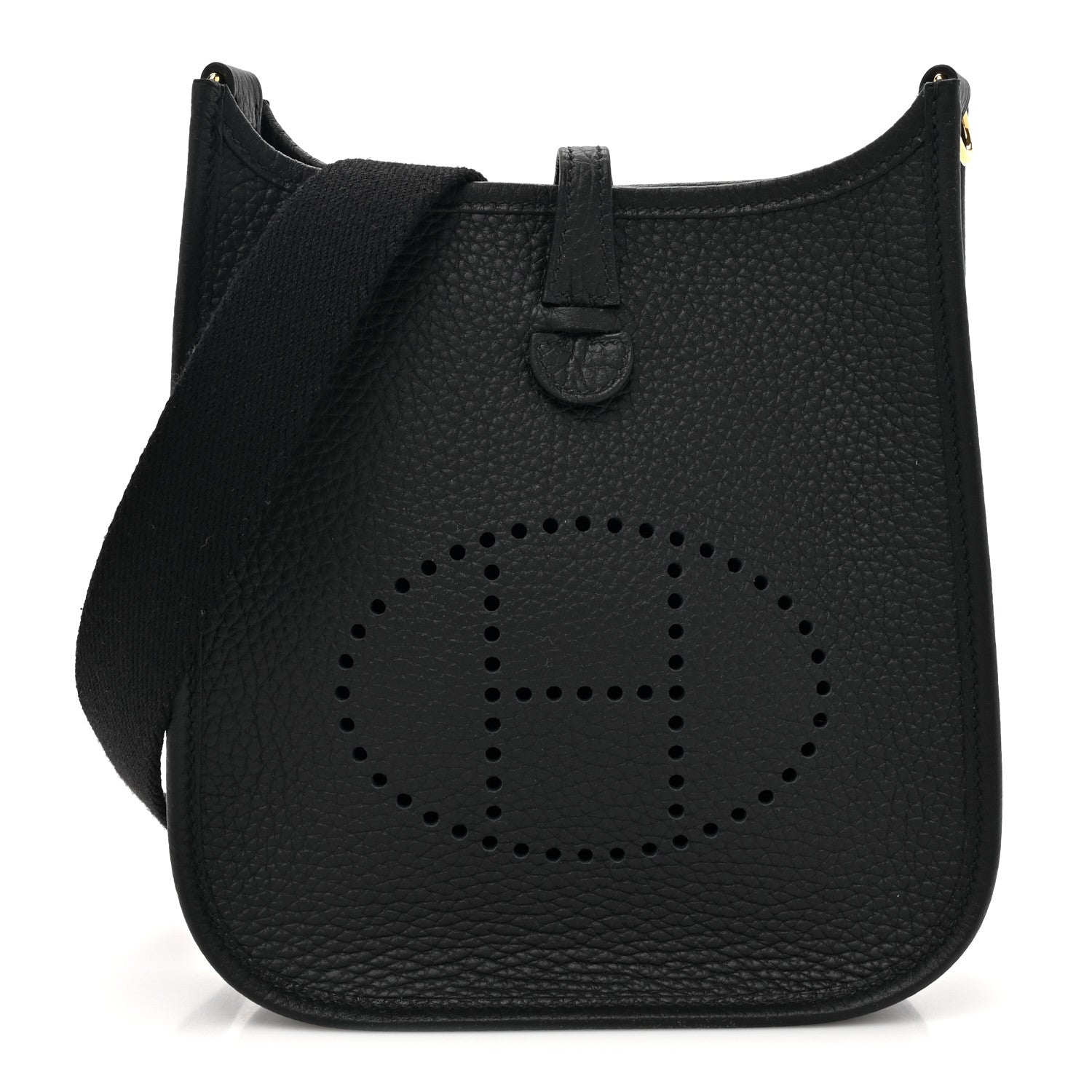Hermes Taurillon Clemence Evelyne TPM Black 1 of 11