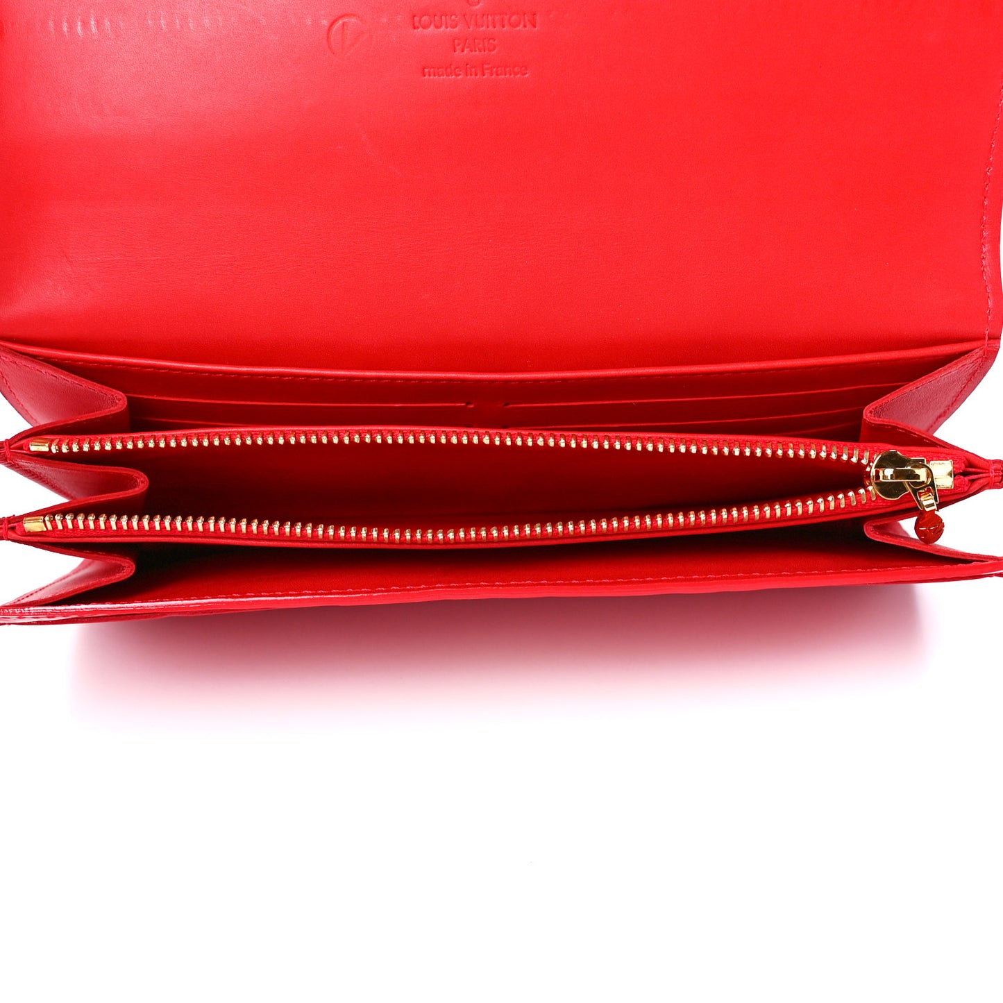 Vernis Sarah Wallet Rouge Grenadine