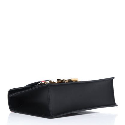 Gucci Calfskin Small Sylvie Shoulder Bag Black 4 of 13