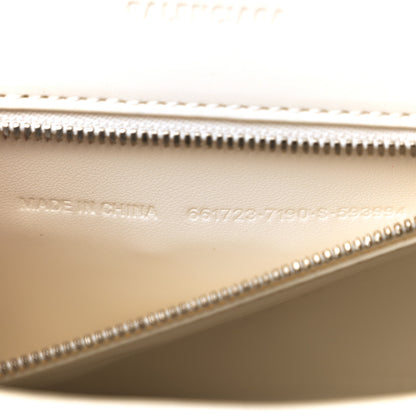 Balenciaga Faux Calfskin Fabric Glow In The Dark Small Sneakerhead Top Handle Bag White Orange 7 of 10