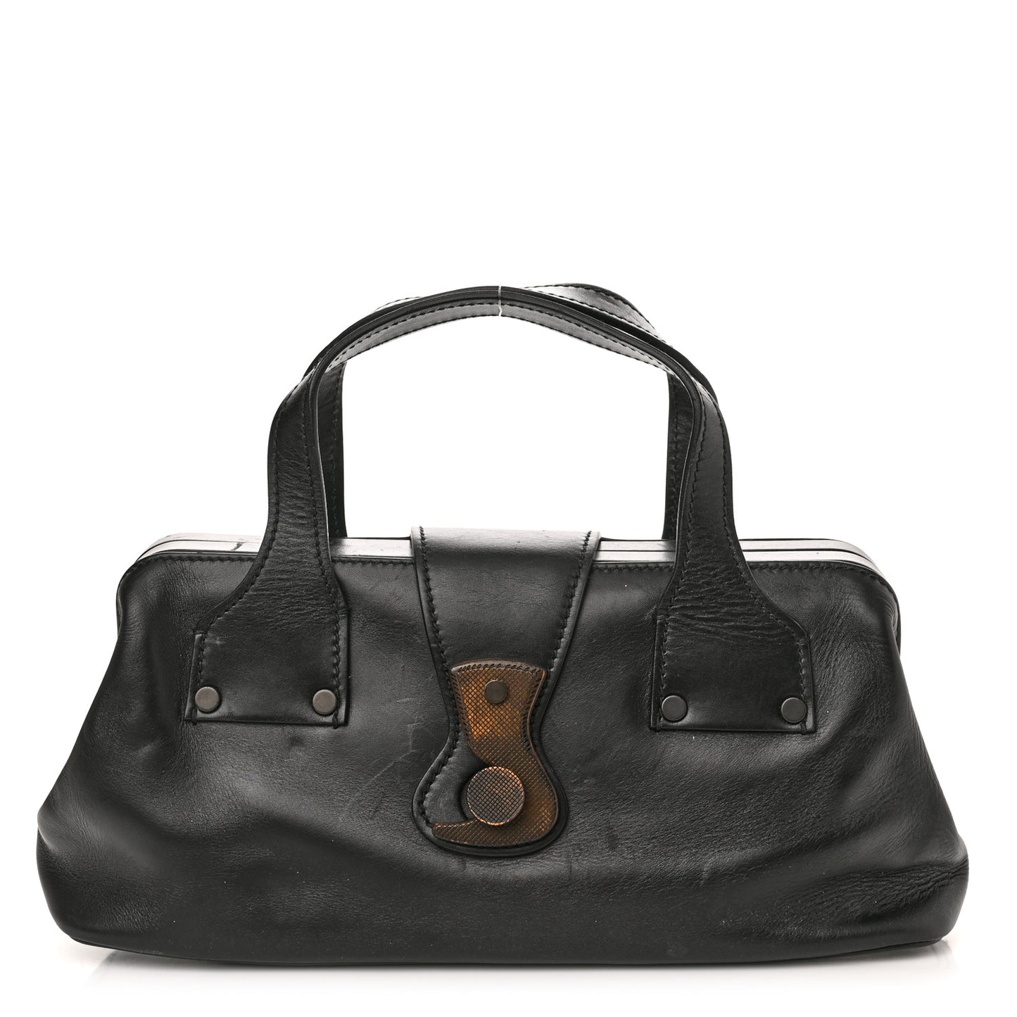 Calfskin Doctor Bag Black