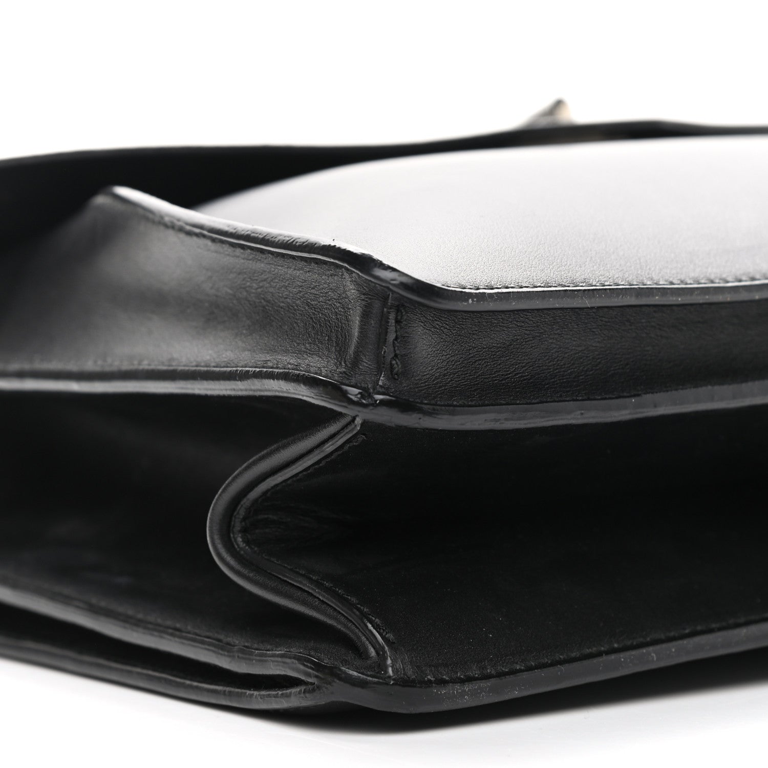 Proenza Schouler Calfskin Nubuck Medium Hava Top Handle Bag Black 5 of 9