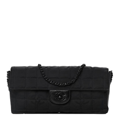 Chanel Nylon Travel East West Flap Black 1 of 5