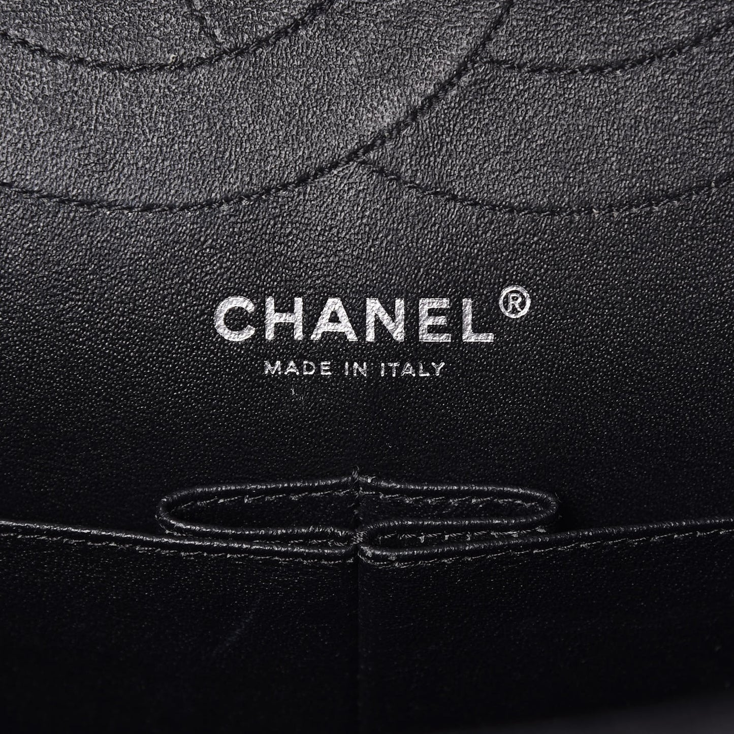 Glazed Aged Calfskin Quilted 2.55 Reissue 227 Flap So Black
