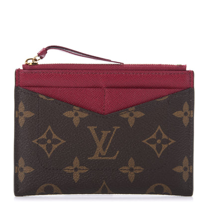 Louis Vuitton Monogram Zipped Card Holder Fuchsia 1 of 6