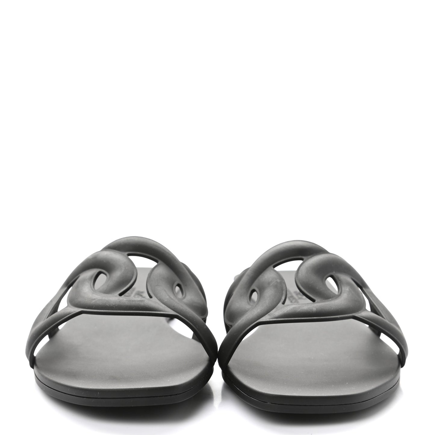 Rubber Aloha Sandals 35 Black