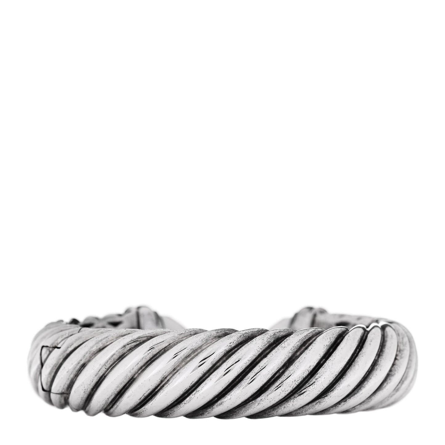 Sterling Silver White Agate 15mm Waverly Bracelet
