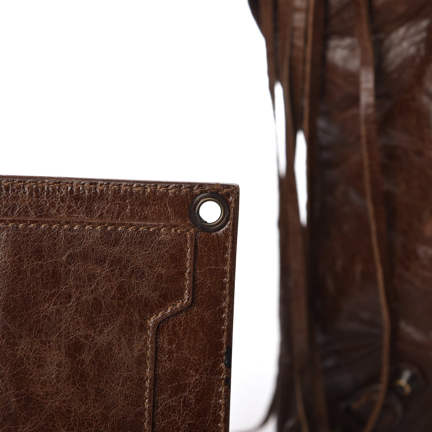 Agneau Classic Hardware City Olive Brown