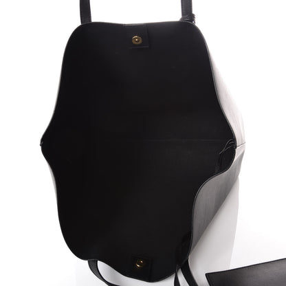 Saint Laurent Calfskin Large Shopping Tote Black 6 of 7