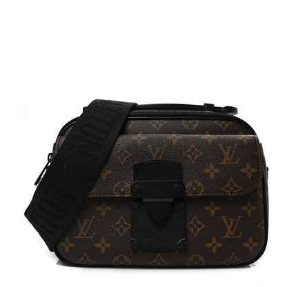 Louis Vuitton Monogram Macassar S Lock Messenger 1 of 7