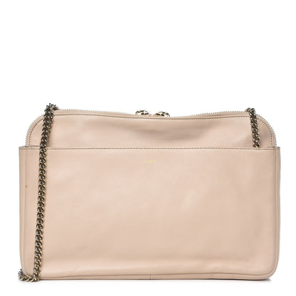 Chloe Calfskin Lucy Shoulder Bag Beige 1 of 14