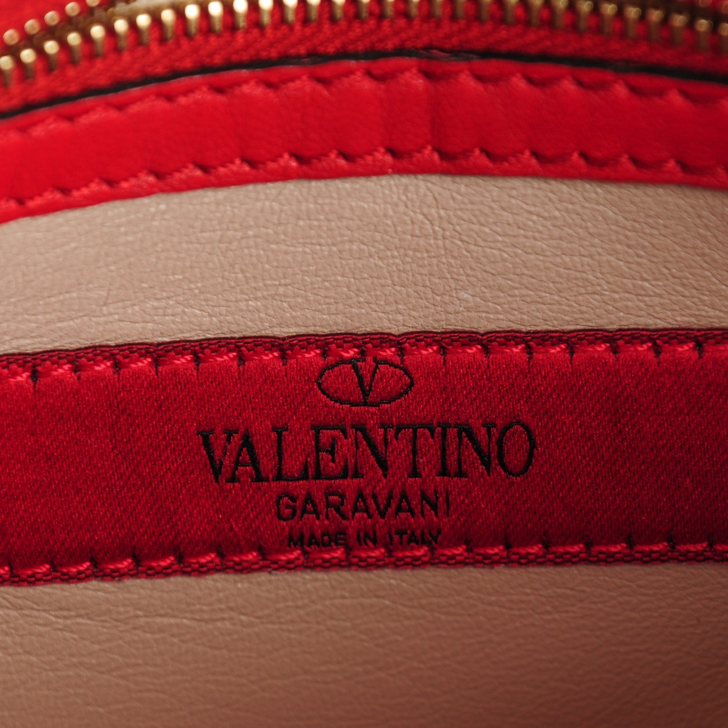 Valentino Garavani Nappa Rockstud Wristlet Clutch Rosso Valentino 6 of 7