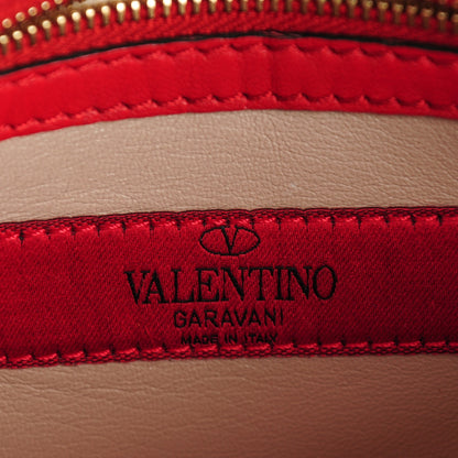 Valentino Garavani Nappa Rockstud Wristlet Clutch Rosso Valentino 6 of 7