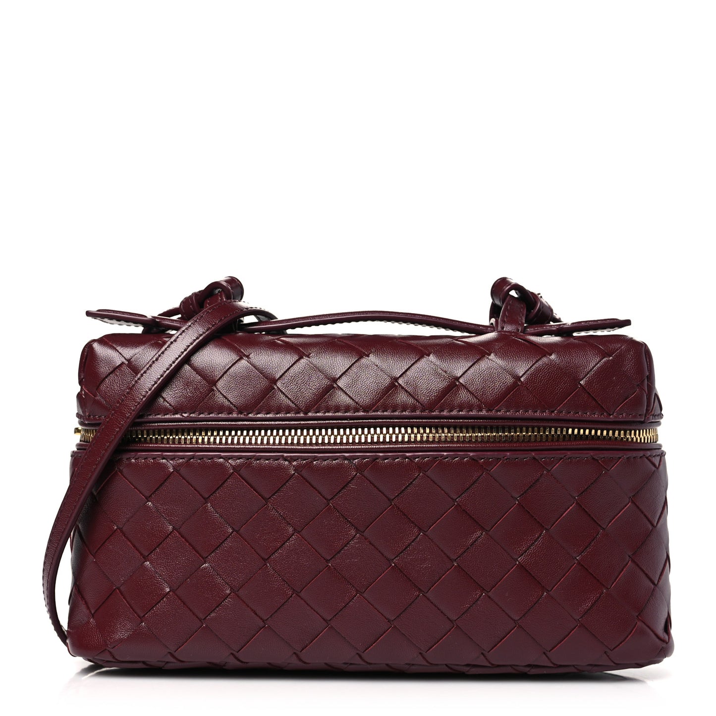 Nappa Intrecciato Bang Bang Vanity Case Barolo