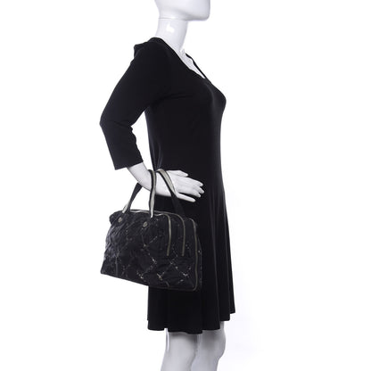 Chanel Nylon Travel Duffel Bag Black 2 of 9