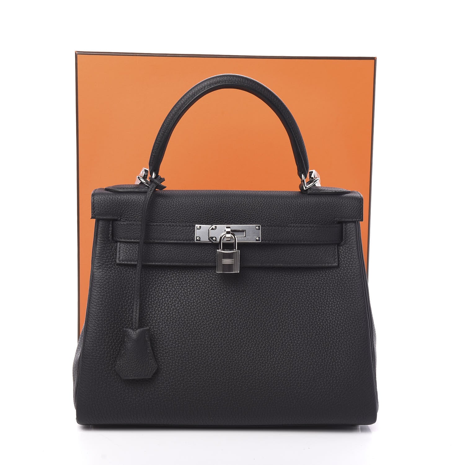 Hermes Togo Kelly Retourne 28 Black 10 of 10