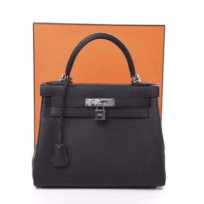 Hermes Togo Kelly Retourne 28 Black 10 of 10