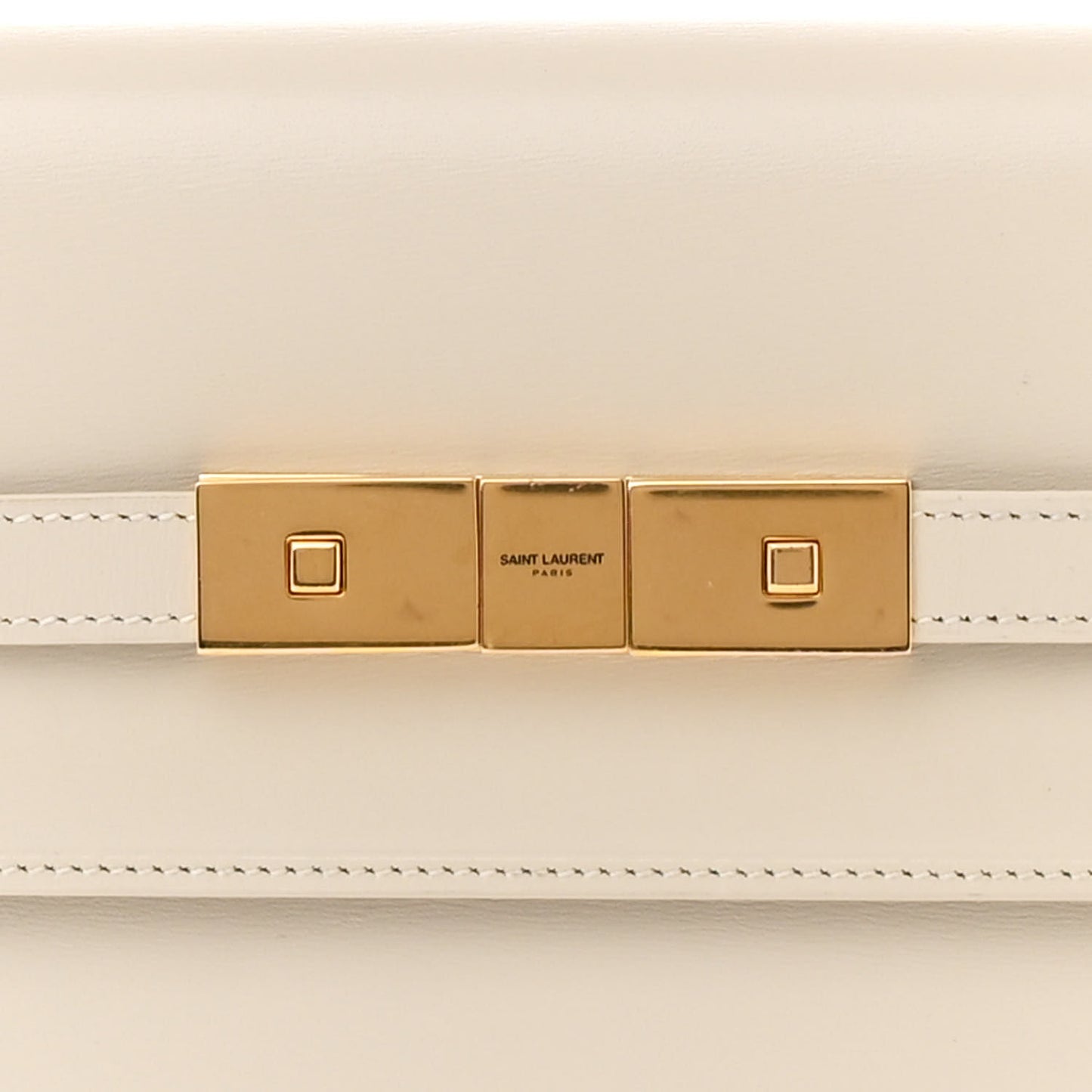 Smooth Calfskin Manhattan Shoulder Bag Crema Soft