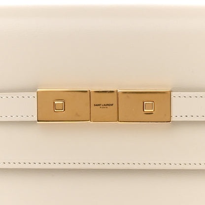 Saint Laurent Smooth Calfskin Manhattan Shoulder Bag Crema Soft 8 of 15
